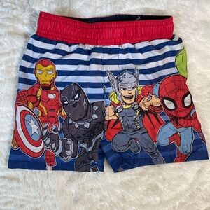 Marvel Boy Lined Swim Trunks